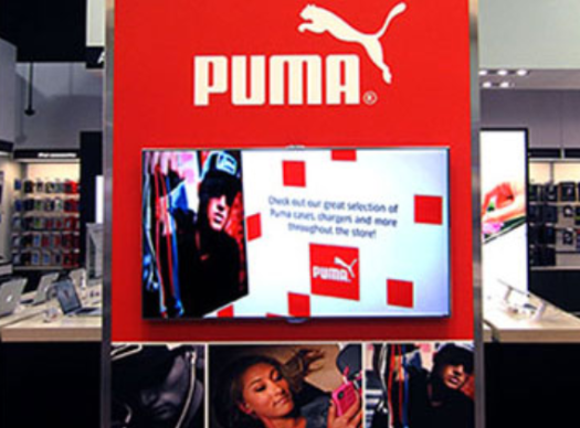 Brand partnership promo in retail space